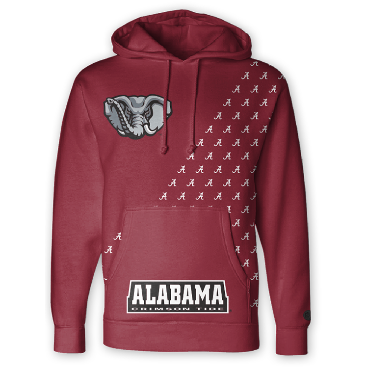 Alabama Crimson Tide Fade Hoodie