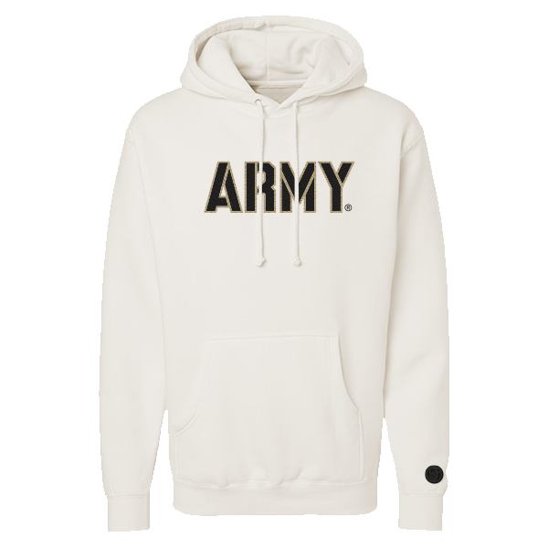 Sudadera con capucha de chenilla de los Caballeros Negros del Ejército