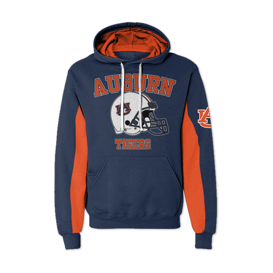Auburn Tigers AOP Chenille Pullover Hoodie