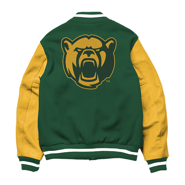 Chaqueta universitaria de los Bears de la Universidad de Baylor
