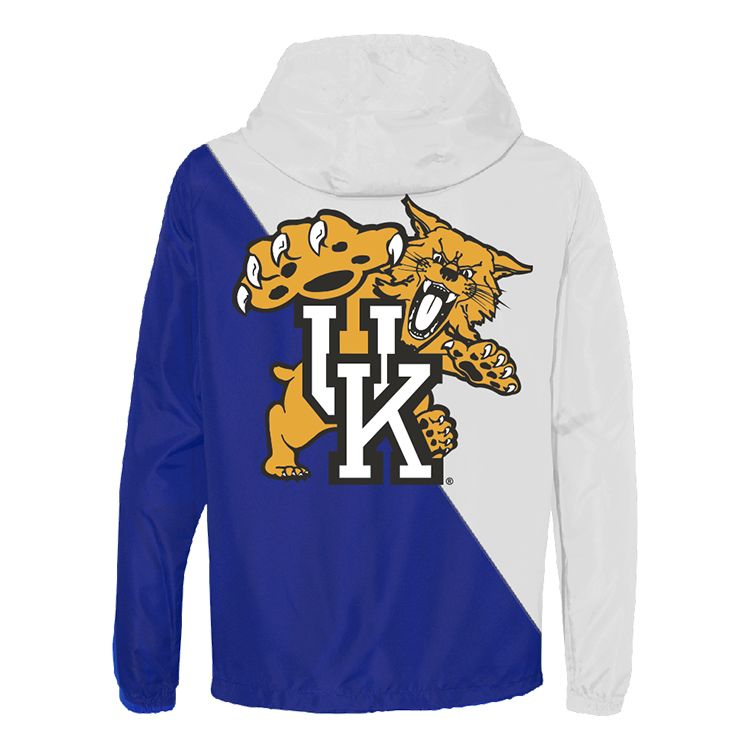 Cortavientos bicolor de los Kentucky Wildcats