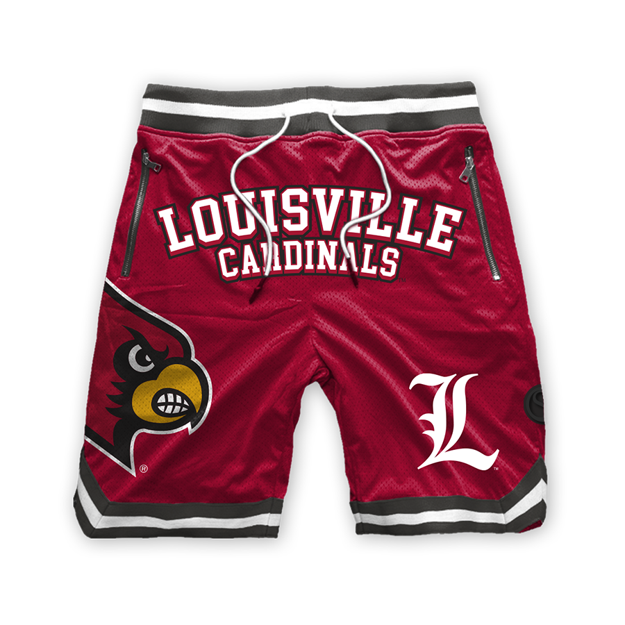Louisville Cardinals Poly Mesh Shorts