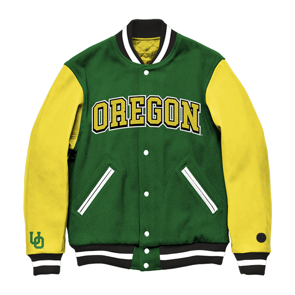 Chaqueta universitaria de los Oregon Ducks