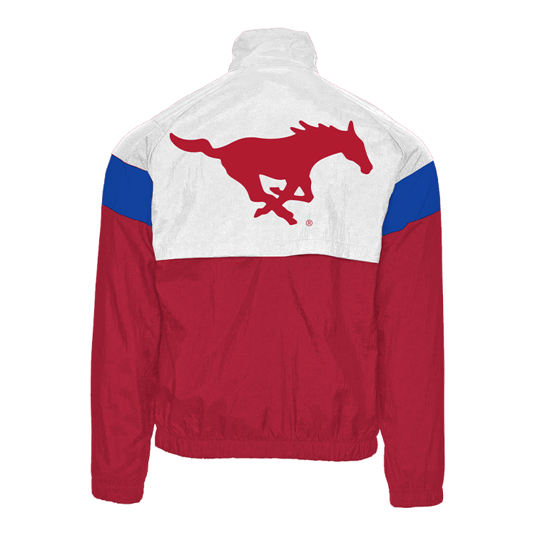 SMU Mustangs Retro Track Jacket