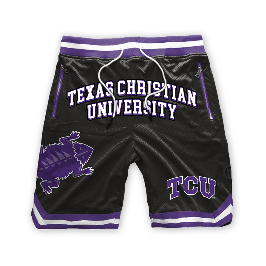 TCU Horned Frogs Poly Mesh Shorts