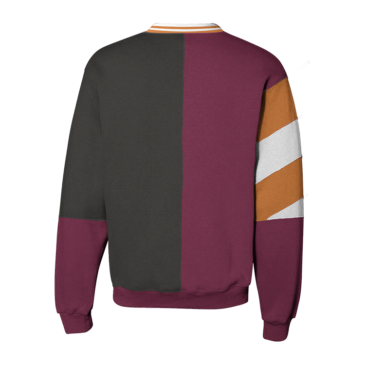 Camiseta de cuello redondo dividida de los Virginia Tech Hokies