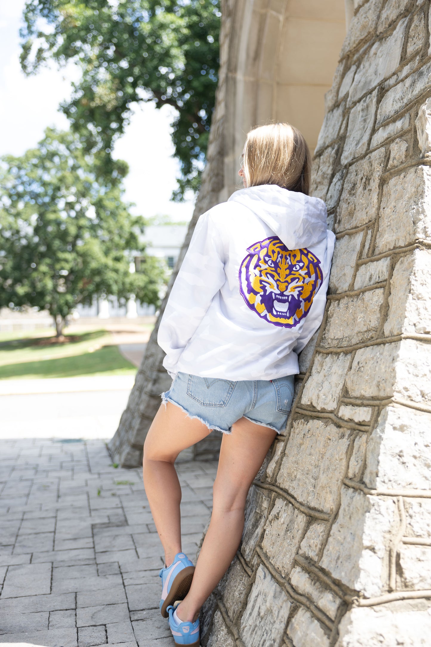 Chaqueta de camuflaje de los LSU Tigers