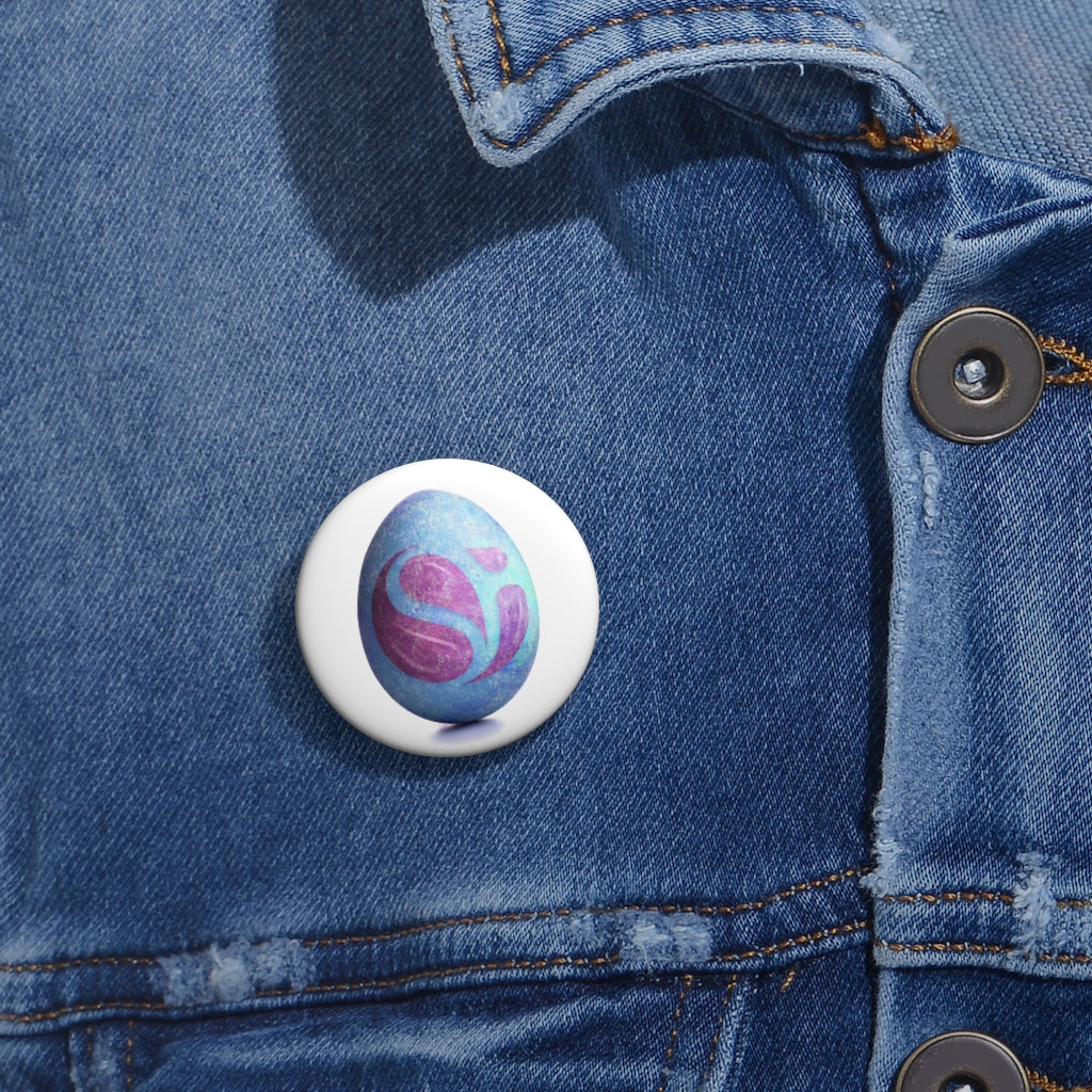 Egg Custom Pin Button