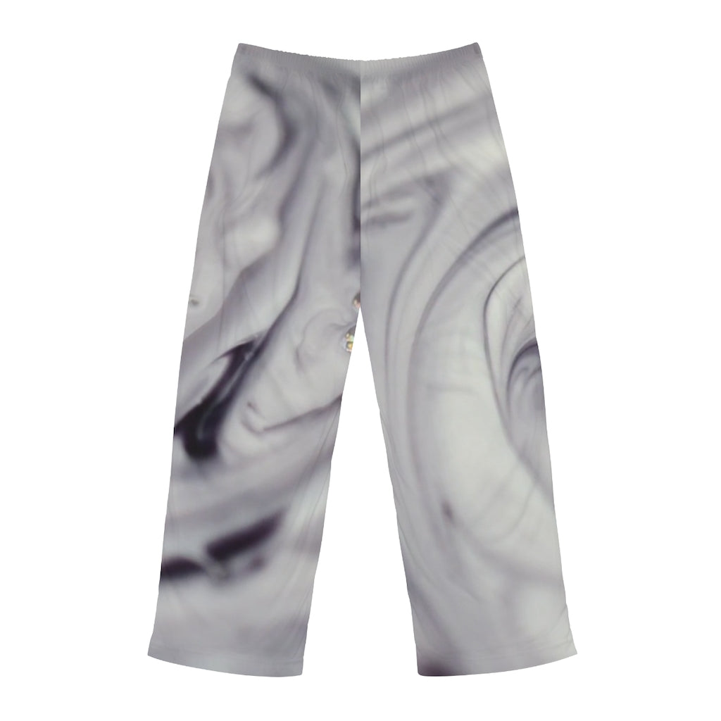 Ink Swirl Light Men's Pajama Pants (AOP)
