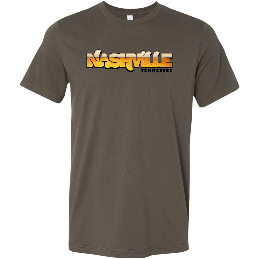 Nashville Beer Canvas Mens Shirt