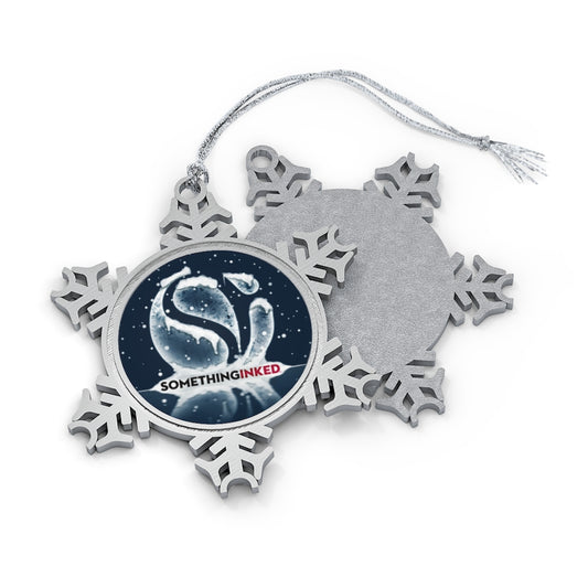 Icy Pewter Snowflake Ornament