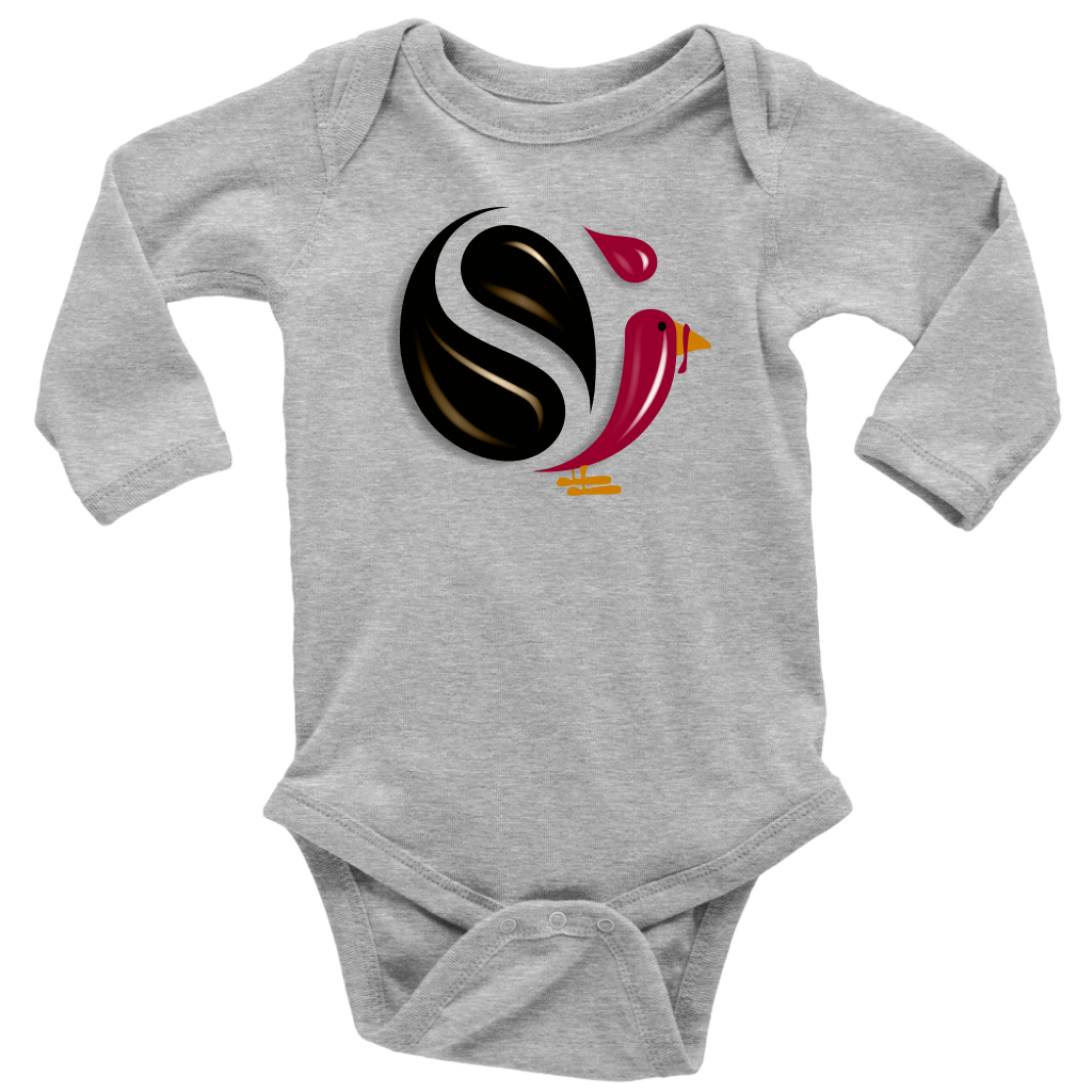 SI Turkey Long Sleeve Baby Bodysuit