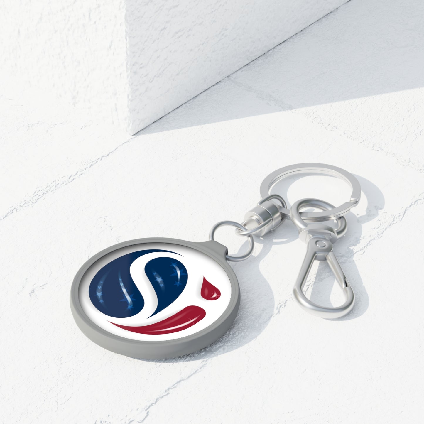 Patriotic Keyring Tag