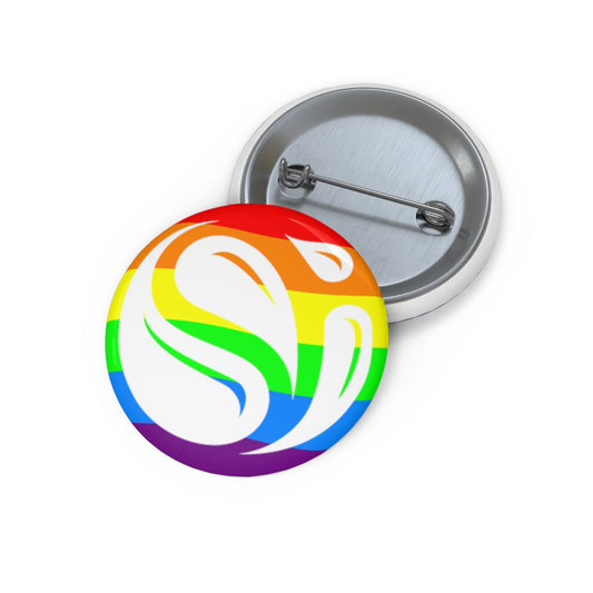 Rainbow Custom Pin Button