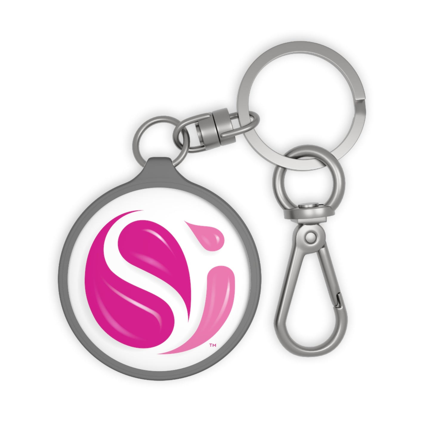 Breast Cancer Awareness Keyring Tag