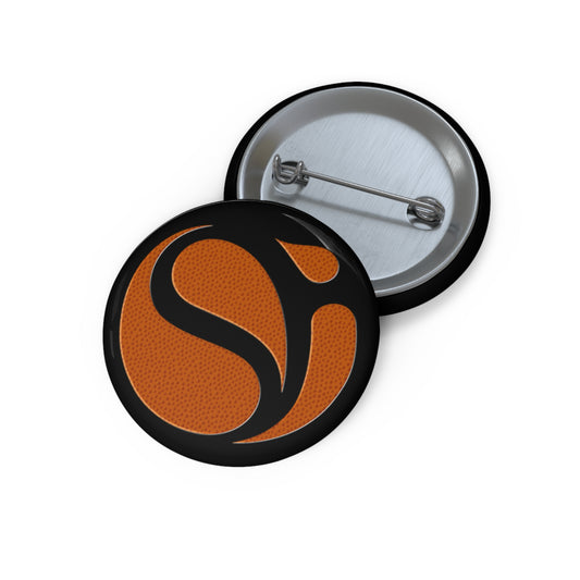 Basketball Custom Pin Button