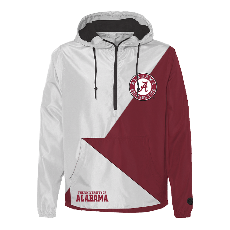 Red Alabama Crimson Tide Windbreaker - Official NCAA Licensed Collegiate Apparel