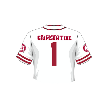 Alabama Crimson Tide Fashion Cropped Baseball Jersey
