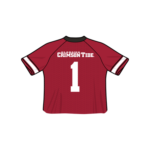 Alabama Crimson Tide Fashion Cropped Football Jersey