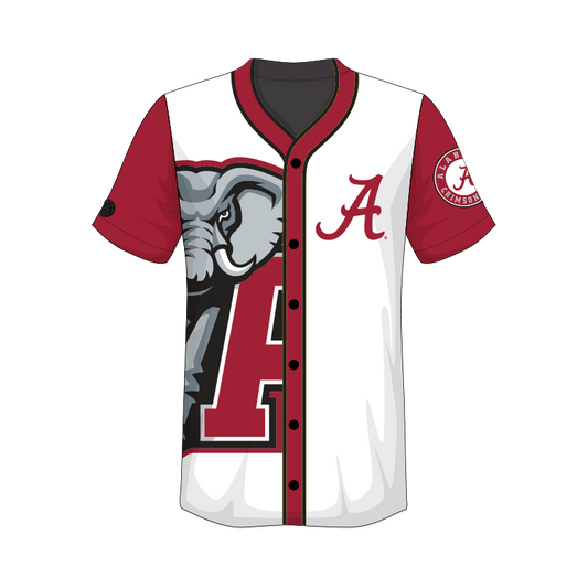 Alabama Crimson Tide Fashion Baseball Jersey