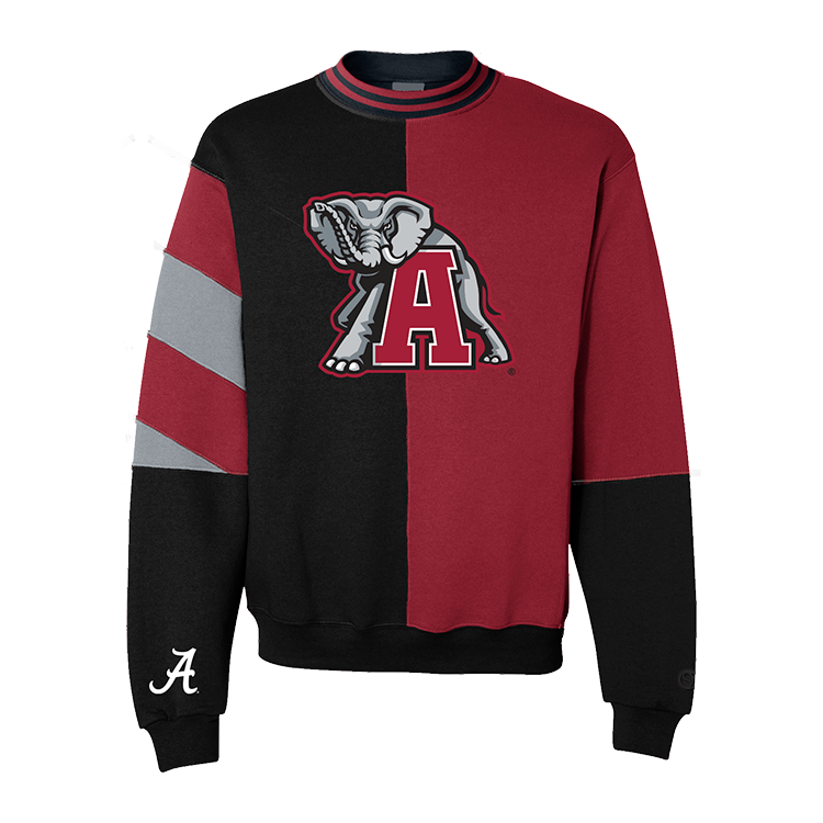 Alabama Crimson Tide Split Crewneck