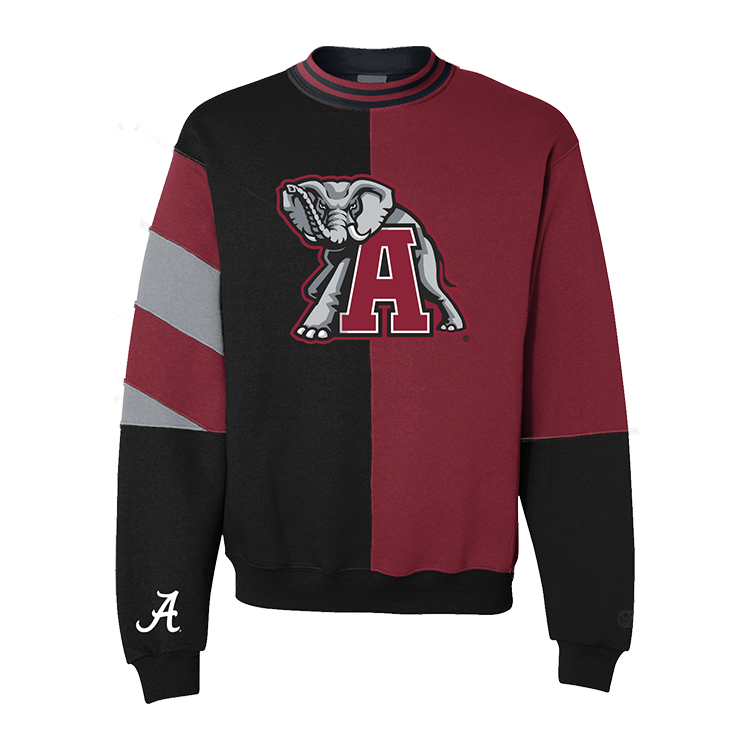 Alabama Crimson Tide Split Crewneck