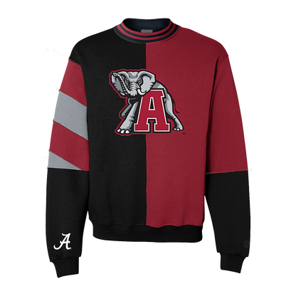 Alabama Crimson Tide Split Crewneck