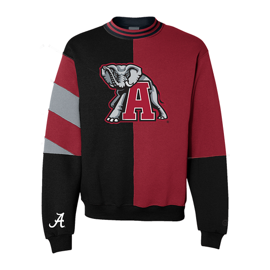 Alabama Crimson Tide Split Crewneck