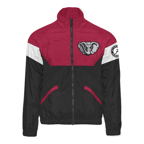Maroon; black Alabama Crimson Tide Track Jacket - Official NCAA Licensed Collegiate Apparel