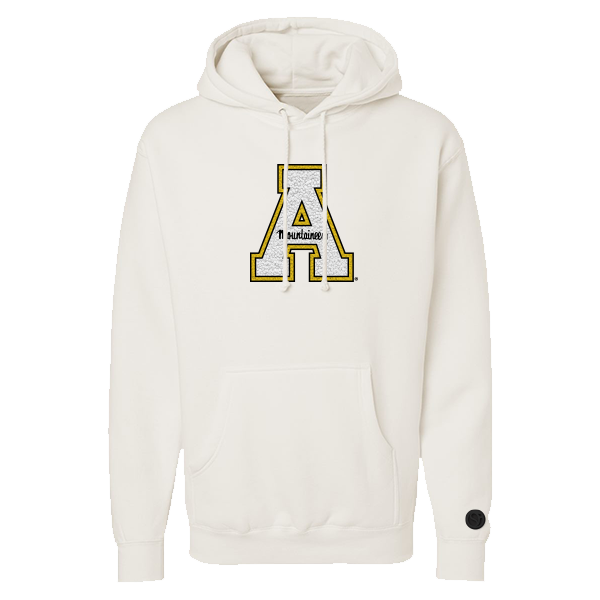 Appalachian State Mountaineers Bone Chenille Pullover Hoodie