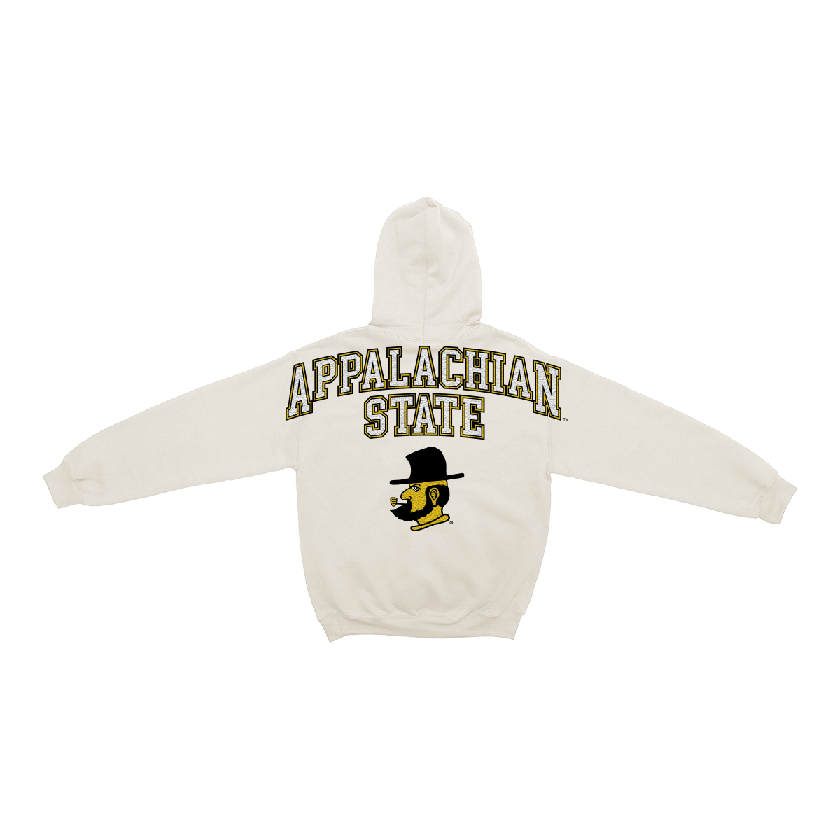 Appalachian State Mountaineers Bone Chenille Pullover Hoodie