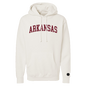 Arkansas Razorbacks Bone Chenille Pullover Hoodie