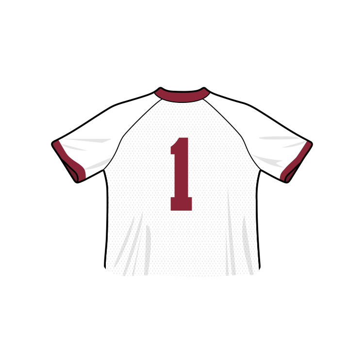 Camiseta de fútbol recortada de los Arkansas Razorbacks