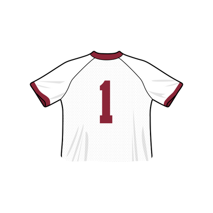 Camiseta de fútbol recortada de los Arkansas Razorbacks