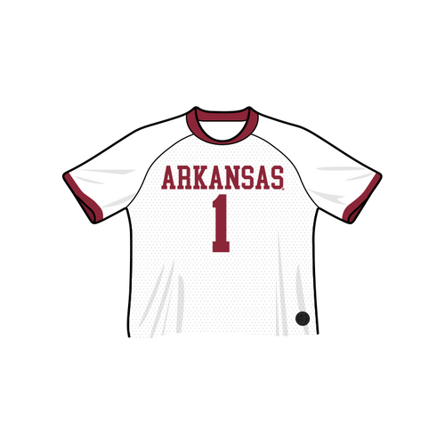 White Arkansas Razorbacks Football Jersey - Official NCAA Licensed Collegiate Apparel