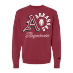 Red Arkansas Razorbacks Crewneck - Official NCAA Licensed Collegiate Apparel