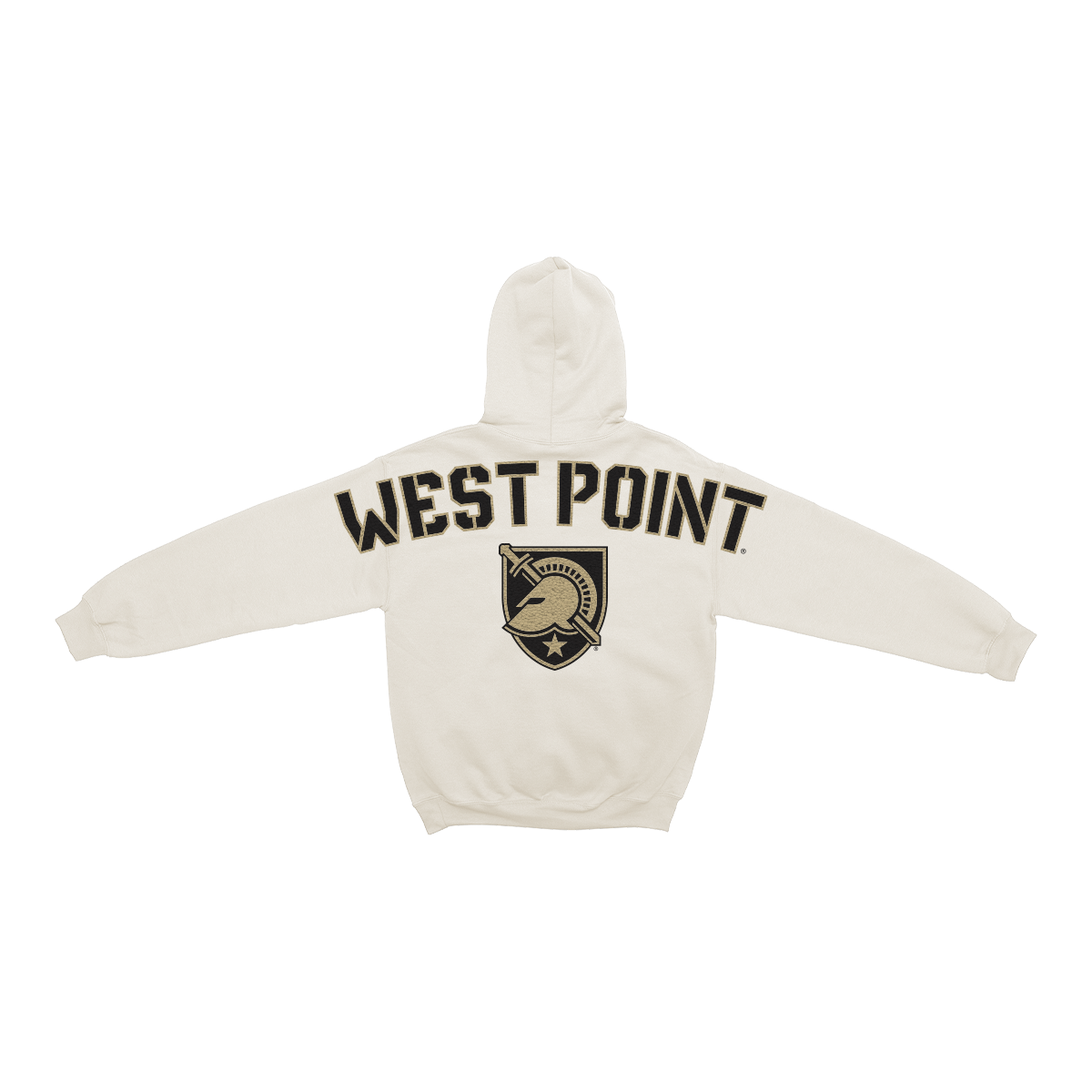 Sudadera con capucha de chenilla de los Caballeros Negros del Ejército