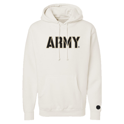 Sudadera con capucha de chenilla de los Caballeros Negros del Ejército