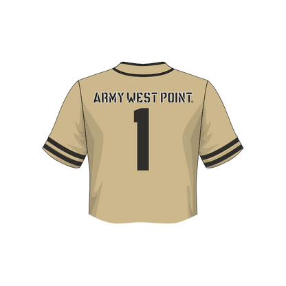 Camiseta de béisbol corta de los Army Black Knights