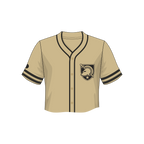 Army Black Knights Fashion Cropped Baseball Jersey