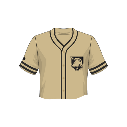 Camiseta de béisbol corta de los Army Black Knights