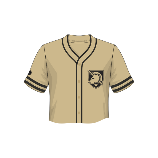 Camiseta de béisbol corta de los Army Black Knights