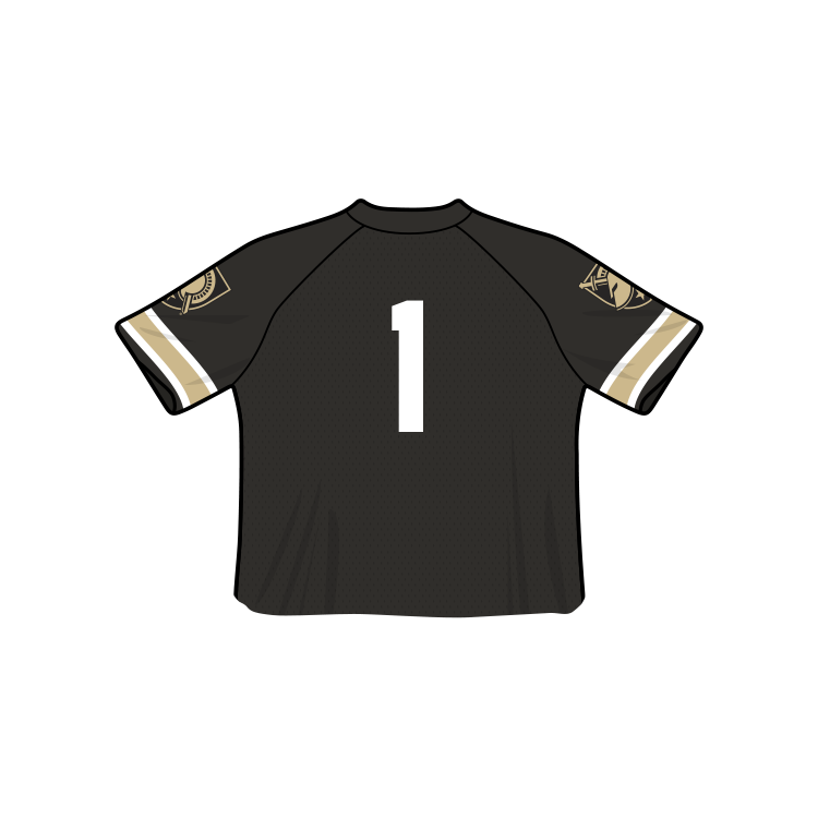 Camiseta de fútbol recortada de los Army Black Knights