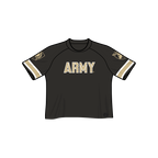 Camiseta de fútbol recortada de los Army Black Knights