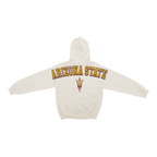 Arizona State Sun Devils Bone Chenille Pullover Hoodie
