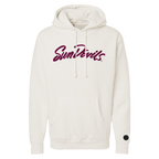 Arizona State Sun Devils Bone Chenille Pullover Hoodie