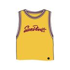 Gold Arizona State Sun Devils Basketball Jersey - Official NCAA Licensed Collegiate Apparel