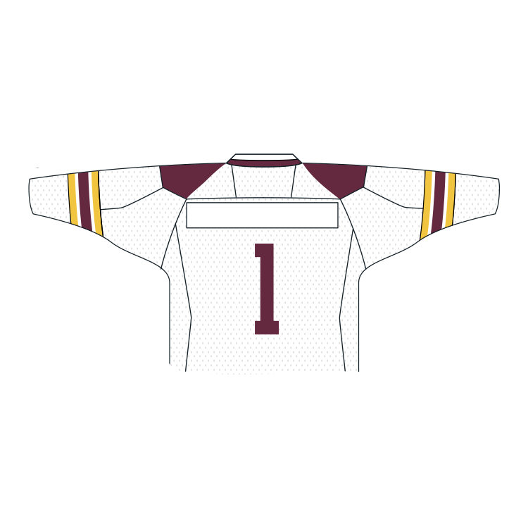 Camiseta de hockey recortada de los Arizona State Sun Devils
