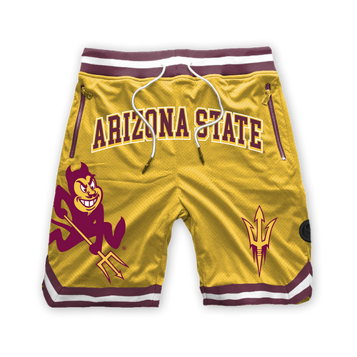Gold Arizona State Sun Devils Mesh Shorts - Official NCAA Licensed Collegiate Apparel