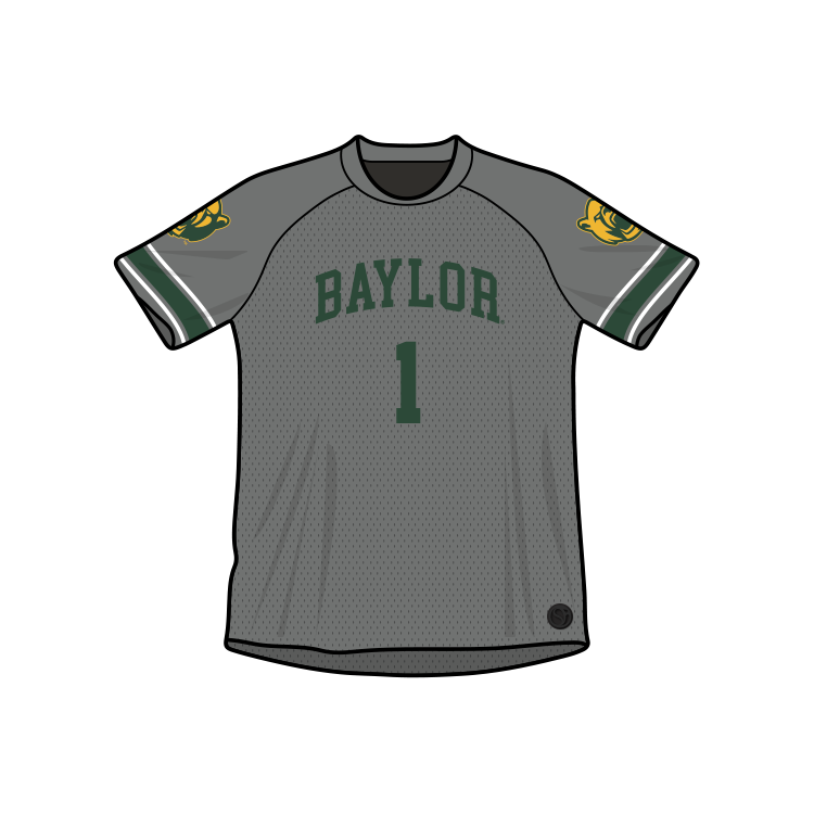 Camiseta de fútbol americano de moda de los Bears de la Universidad de Baylor